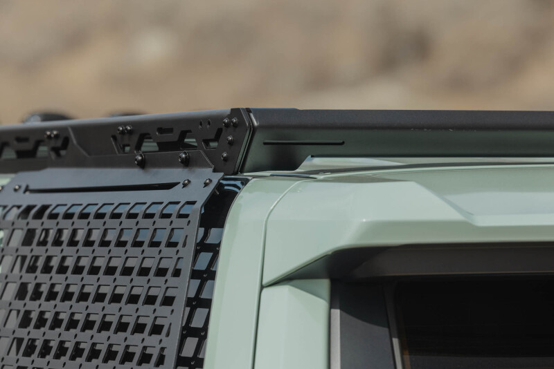 Toyota 4Runner Exterior Window Molle - Driver Side - DV8 Offroad - For DV8 Roof Rack - Black Powder Coated - `25-`26